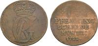 Braunschweig-Calenberg-Hannover Cu 1 1/2 Pfennig Georg I. 1714-1727 -
