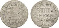 Braunschweig-Calenberg-Hannover 4 Pfennig Georg Ludwig 1698-1714 -