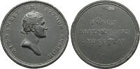 Rußland Zinnmedaille 1814 von Thomas Halliday Alexander I. 1801-1825 Äußerst selten. Etwas korrodiert, TTB