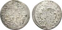 Bayern Groschen 1725 Maximilian II. Emanuel 1679-1726 Seltener Jahrgang. Schrötlingsfehler, TTB