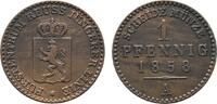 Reuss, jüngere Linie zu Schleiz Cu Pfennig Heinrich LXVII. 1854-1867 -