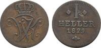 Hessen-Kassel Cu Heller Wilhelm II. 1821-1847 -