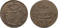 Sachsen-Hildburghausen Cu Heller 1824 Friedrich 1784-1826 Sehr schön + 18,00 EUR prix TTC + 5,00 EUR frais d'envoi