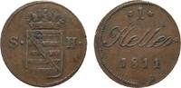 Sachsen-Hildburghausen Cu Heller 1811 Friedrich 1784-1826 Sehr schön 18,00 EUR prix TTC + 5,00 EUR frais d'envoi