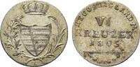 Sachsen-Coburg-Saalfeld 6 Kreuzer Franz Friedrich Anton 1800-1806 -