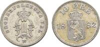 Norwegen 10 Öre Oskar II. 1872-1905 -