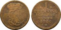 Braunschweig-Calenberg-Hannover Cu Pfennig Georg Ludwig 1698-1714 -