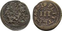 Braunschweig-Wolfenbüttel Cu 3 Flitter Kippermünzen im Gebiet Friedrich Ulrichs -
