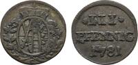 Sachsen-Albertinische Linie 3 Pfennig Friedrich August III. 1763-1806 -