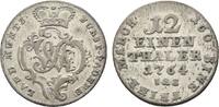 Paderborn, Bistum 1/12 Taler 1764 IAS Neuhaus Wilhelm Anton von Asseburg 1763-1782 TTB
