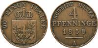 Brandenburg-Preußen Cu 4 Pfennig Friedrich Wilhelm IV. 1840-1861 -
