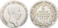 Brandenburg-Preußen 1/6 Taler Friedrich Wilhelm III. 1797-1840 -