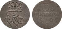 Brandenburg-Preußen 3 Pfennig Friedrich Wilhelm III. 1797-1840 -