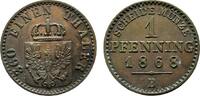 Brandenburg-Preußen Cu Pfennig Wilhelm I. 1861-1888 -