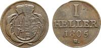 Sachsen-Albertinische Linie Cu Heller Friedrich August III. 1763-1806 -