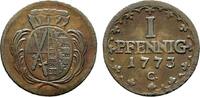 Sachsen-Albertinische Linie Cu Pfennig Friedrich August III. 1763-1806 -