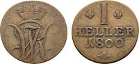 Hessen-Kassel Cu Heller Wilhelm I. 1803-1821 -