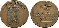 Hessen-Kassel Cu 1/2 Kreuzer Wilhelm I. 1803-1821 -