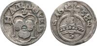 Hannover, Stadt Dreier 1658 MB Selten. TTB