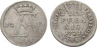 Osnabrück, Bistum 12 Pfennig Ernst August II. von York 1716-1728 -