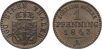 Brandenburg-Preußen Cu Pfennig Wilhelm I. 1861-1888 -