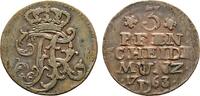 Brandenburg-Preußen Cu 3 Pfennig Friedrich II. 1740-1786 -