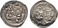 Pfalz-Oberpfalz Pfennig auf Regensburger Schlag Rupert I. 1350-1390 -