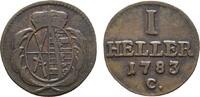 Sachsen-Albertinische Linie Cu Heller Friedrich August III. 1763-1806 -