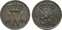 Niederlande-Königreich Cent 1873 Wilhelm III. 1849-1890 TTB+