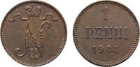 Finnland Penni Nikolaus II. von Rußland 1894-1917 -
