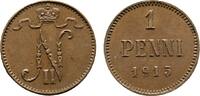 Finnland Penni Nikolaus II. von Rußland 1894-1917 -