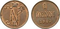 Finnland Penni Nikolaus II. von Rußland 1894-1917 -