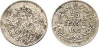 Finnland 25 Penniä Nikolaus II. von Rußland 1894-1917 -