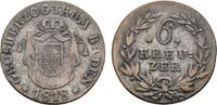 Baden-Durlach 6 Kreuzer Carl Ludwig Friedrich 1811-1818 -