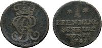 Braunschweig-Calenberg-Hannover Cu Pfennig Georg II. 1727-1760 -
