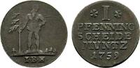 Braunschweig-Calenberg-Hannover Cu Pfennig Georg II. 1727-1760 -