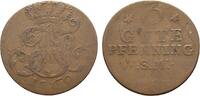 Mecklenburg-Strelitz Cu 3 Pfennig Adolph Friedrich IV. 1752-1794 -