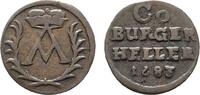 Sachsen-Coburg Cu Heller Albrecht III. 1680-1699 -