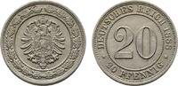 20 Pfennig 1888 E Kleinmünzen  Sehr schön - vorzüglich