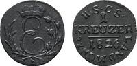 Sachsen-Coburg-Saalfeld Kreuzer 1826 S Ernst 1806-1826 Selten. TTB