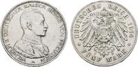 5 Mark 1914 A Preußen Wilhelm II. 1888-1918 Winz. Randfehler, fast vorzüglich