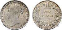 Großbritannien Sixpence Victoria 1837-1901 -