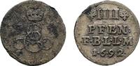 Braunschweig-Calenberg-Hannover 4 Pfennig Ernst August 1679-1698 -