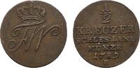 Brandenburg-Preußen Cu 1/2 Kreuzer Friedrich Wilhelm II. 1786-1797 -
