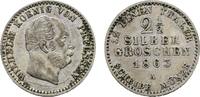 Brandenburg-Preu&szlig;en 2 1/2 Silbergroschen 1863 A Wilhelm I. 1861-1888 Seh... 13,00 EUR  + 5,00 EUR frais d'envoi
