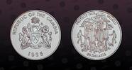 GAMBIA 20 Dalasis GAMBIA, KM# 41 , Silver, 20 Dalasis, 1995, Proof, Subject: Protect Our World. Coin in excellent condition! -
