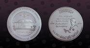 JORDAN 10 Dinars JORDAN, KM# 84 , Silver, 10 Dinars, AH1427-2006, Proof, 60th Anniversary of Jordan Independence. Coin housed in Original Mint ca -