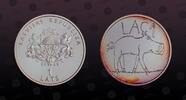 LATVIA 1 Lats LATVIA, KM# 100 , Silver, 1 Lats, 2009, Proof, My dream coin - piglet right. Coin housed in Original Mint capsule! Coin in excel -