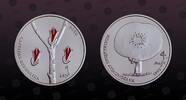 LATVIA 1 Lats LATVIA, KM# 113 , Silver, 1 Lats, 2010, Proof, Declaration of Independence, 20th Anniversary. Coin housed in Original Mint capsu -