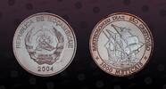 MOZAMBIQUE 1000 Meticais MOZAMBIQUE, KM Unlisted , Silver, 1000 Meticais, 2004, Proof, Barholomeu Diaz * Sao Cristovao - Sailing ship. Coin in excellent -